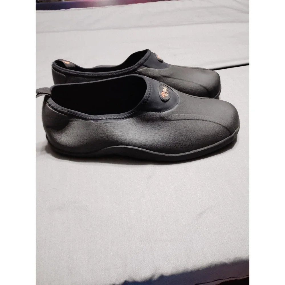 NWOT Tosh Overshoe Pull On Galosh 11-11.5 M Black Vulcanized Rubber (7164)‎